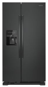 REFRIGERATOR SXS BLACK 25CUFT AM