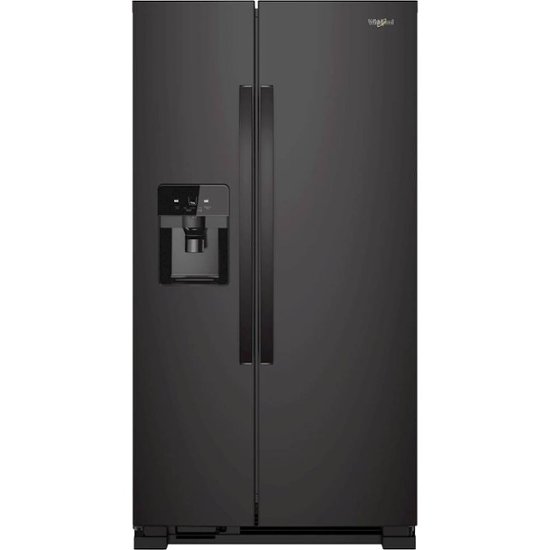 REFRIGERATOR SXS BLACK 25CUFT WH